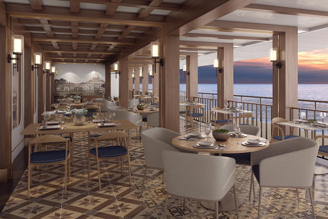 La Terraza en el Waterfront del Restaurante Italiano "La Cucina", un espacio mágico en el que disfrutar de los sabores de la Toscana en un entorno único con las mejores vistas... CRUCEROS ALASKA NORWEGIAN BLISS CRUCEROS CARIBE NORWEGIAN BLISS CRUCEROS RIVIERA MEXICANA NORWEGIAN BLISS CRUISES ALASKA CRUISES NCL NORWEGIAN BLISS CARIBBEAN NCL CRUISES NORWEGIAN BLISS #NorwegianBliss #CruiseNorwegian #Alaska #AlaskaCruises #CaribbeanCruises #AlaskaNCL #CaribbeanNCL #CrucerosEstadosUnidos #CrucerosSeatttle #SeattleCruises #NewShip #LaCucina